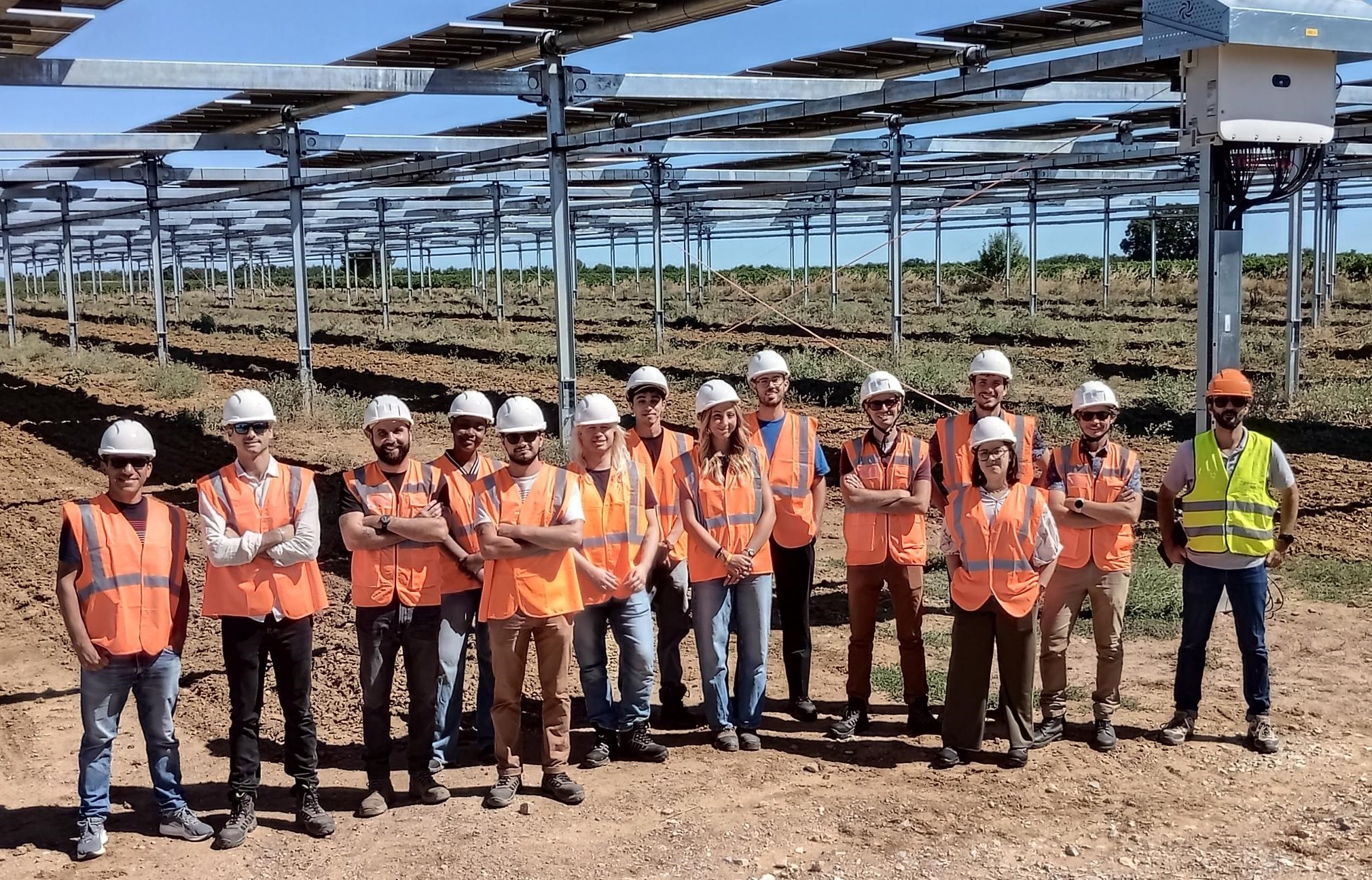 Latitude Solaire en visite chantier